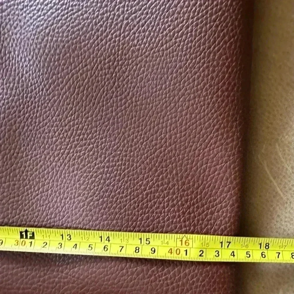 Vegan Pebble Leather Tote Bag Brown Vince Camuto 17 x 12 NWOT - Picture 8 of 9